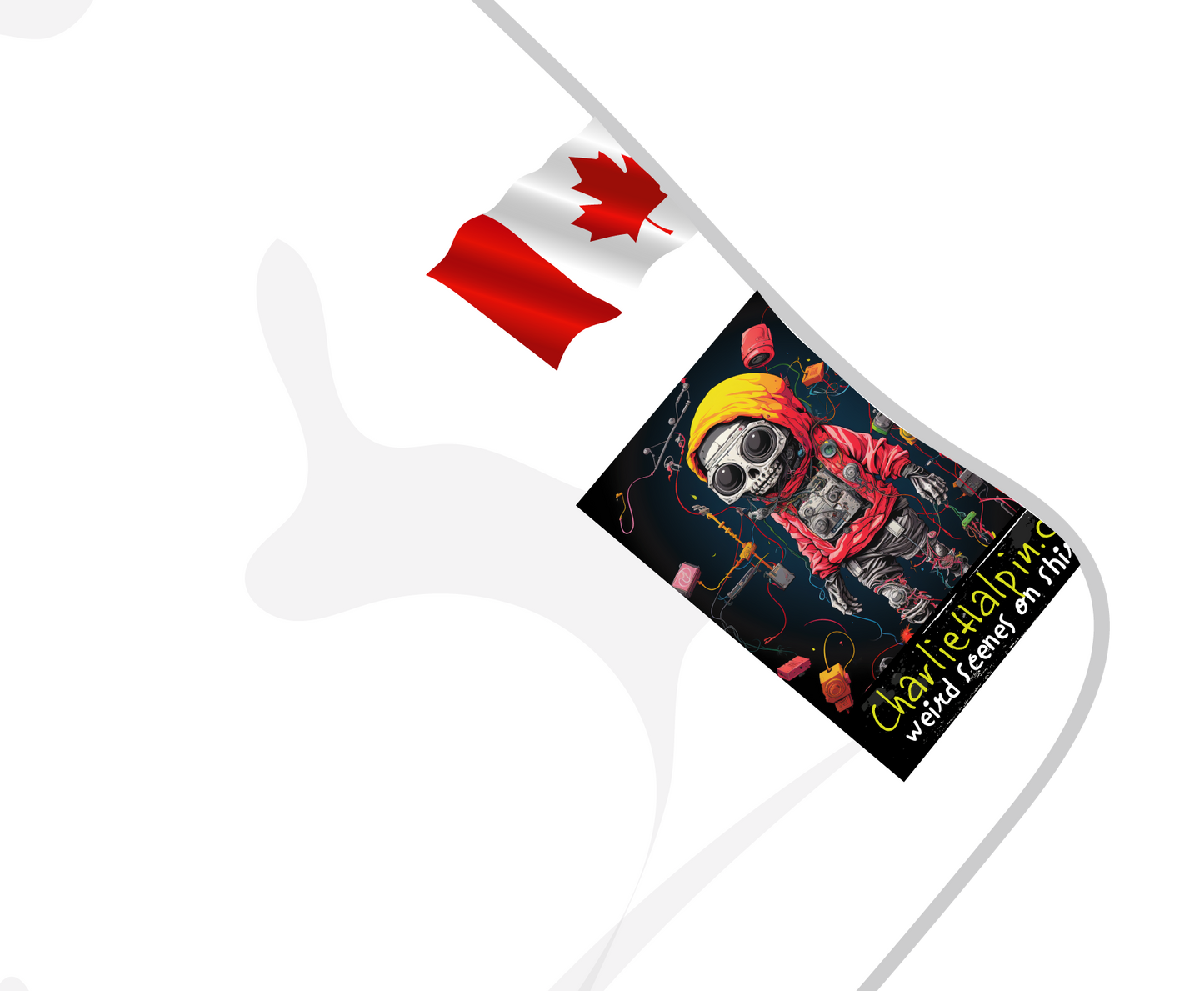 Abstract Bild #108 by the Artist Charlie Halpin from a 5'x5' oil Painting